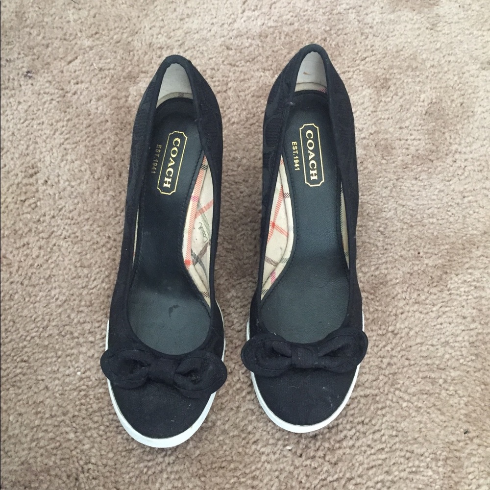 Coach wedges